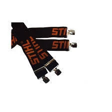 STIHL Bretellen Zwart Oranje (130 CM, Clips)