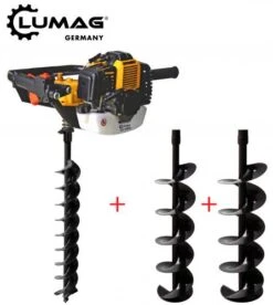 Lumag Grondboormachine EB520G | Incl Boor 100,150 En 200 Mm