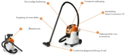 STIHL ALLESZUIGER SE 33 -Gazon Gereedschap Winkel SE 33 kenmerken