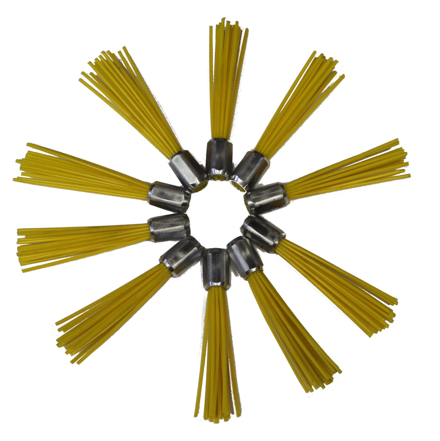 TIELBURGER KUNSTOF BORSTELS SET 10, 50 OF 100 STUKS 3 TIELBURGER KUNSTOF BORSTELS SET 10, 50 OF 100 STUKS