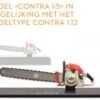 Stihl Schaalmodel Historische Kettingzaag Type Contra 1:5 -Gazon Gereedschap Winkel schaalmodel 1 5